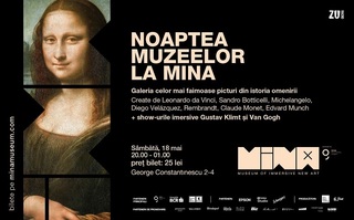 Noaptea Muzeelor - Galeria celor mai faimoase picturi din istoria omenirii se vede la MINA, în Bucureşti şi Cluj