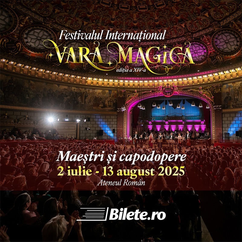 Festivalul Internaţional Vară Magică 2025 – Opt seri de concerte din 2 iulie până în 13 august