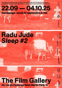 Prima instalaţie video a regizorului român Radu Jude, prezentată la The Film Gallery Paris