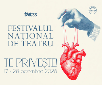 Biletele la spectacolele din cadrul Festivalului Naţional de Teatru 2025 vor fi puse în vânzare la 1 octombrie