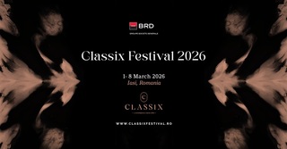 Classix Festival va avea loc la Iaşi, între 1 şi 8 martie 2026/ Love Frequencies şi In Between, primele două concerte confirmate