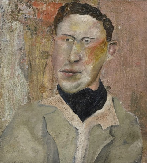 „Man in a Black Scarf”, un tablou pe care Lucian Freud l-a negat, expus pentru prima dată publicului la Londra