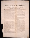 Un exemplar rar al Declaraţiei de Independenţă a SUA, descoperit de Arhivele Naţionale ale Regatului Unit printre documentele unei nave americane capturate