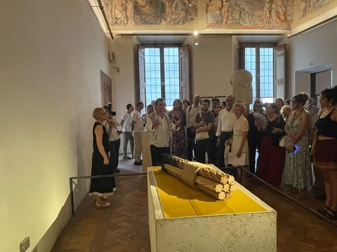 Mircea Cantor a inaugurat expoziţia „Constelaţii ale Antichităţii” la Muzeul Palazzo Altemps din Roma - FOTO