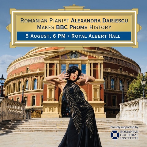 Debut istoric la BBC Proms - Alexandra Dăriescu, prima pianistă română care urcă pe scena celebrului festival
