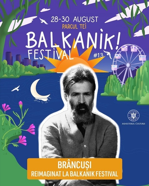Brâncuşi, reimaginat la Balkanik Festival - O sculptură monumentală activată prin video mapping şi un ritual colectiv al tăcerii