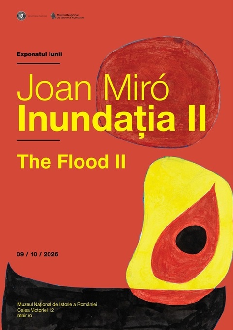 Lucrare unicat de Joan Miró din patrimoniul cultural naţional, expusă la Muzeul Naţional de Istorie a României