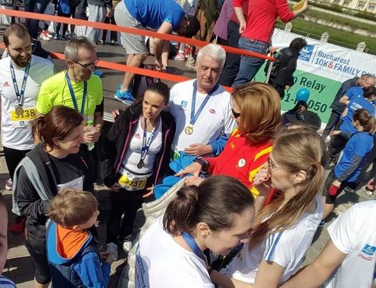 Raluca Pruna, la cursa UNIQA Asigurări Bucharest 10 km & Family Run (FOTO: Facebook)