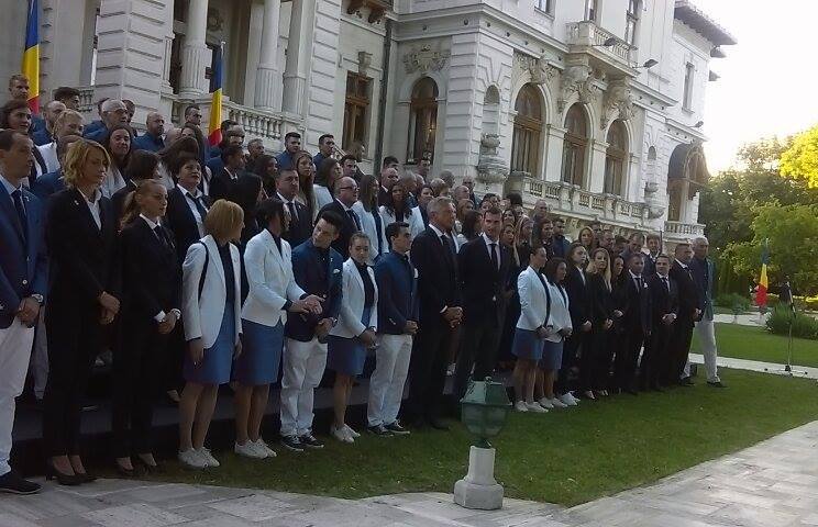 Sportivii care vor reprezenta România la Jocurile Olimpice de la Rio au fost primiţi la Palatul Cotroceni. Iohannis: Îndrăzniţi să scrieţi istorie!