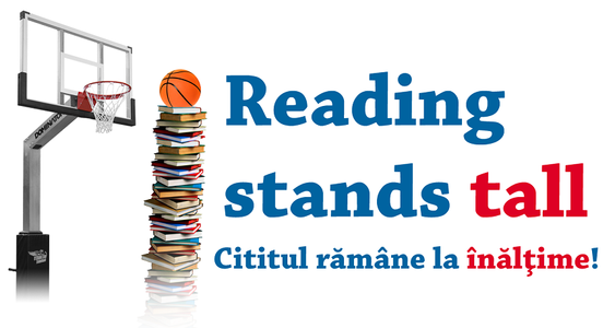 Steaua CSM EximBank dă startul campaniei "Reading stands tall" la meciul cu CSU Sibiu. Toţi cei care vor asista la partidă sunt invitaţi să doneze cărţi 