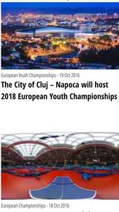 Campionatul European de tenis de masă juniori din 2018 va avea loc la Cluj-Napoca