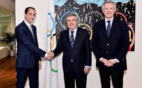 Mihai Covaliu s-a întâlnit cu preşedintele CIO, Thomas Bach