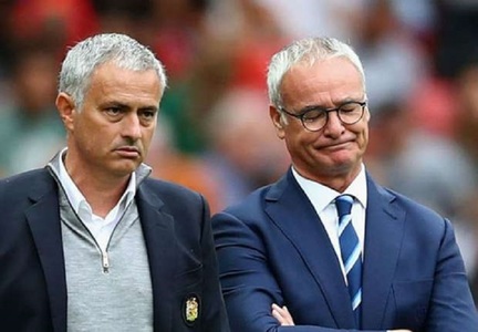 Mourinho a purtat un tricou cu iniţialele CR la conferinţa de presă: "Claudio Ranieri merită ca stadionul din Leicester să primească numele său"