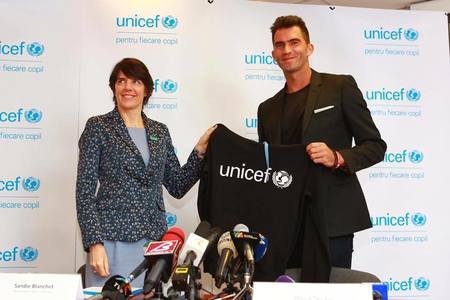 Horia Tecău a devenit Ambasador Naţional pentru UNICEF în România