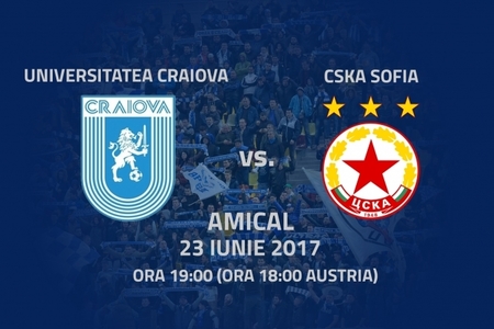 CS Universitatea Craiova va juca un meci amical cu ŢSKA Sofia în locul celui cu Zenit Sankt Petersburg