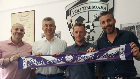 Alex Munteanu a semnat un contract cu Poli Timişoara