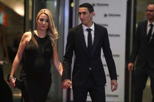 Angel Di Maria şi soţia sa (Foto: messi.com)