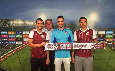 CFR Cluj i-a achiziţionat pe Thierry Moutinho, Adrian Rus şi Cristian Manea