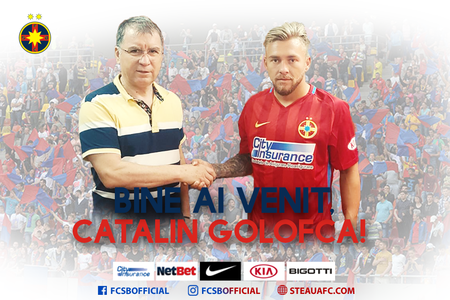 Cătălin Golofca a semnat un contract pe patru sezoane cu FCSB