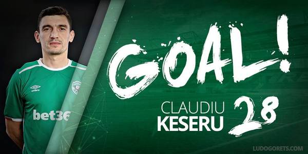 Keşeru a marcat două goluri pentru Ludogoreţ în meciul cu Vereia, din campionatul Bulgariei