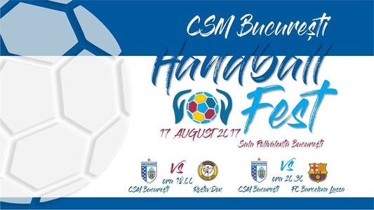 Handball Fest: CSM Bucureşti, remiză cu Rostov-Don, la prezentarea echipei pentru noul sezon