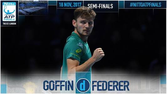 Goffin l-a eliminat pe Federer în semifinalele Turneului Campionilor