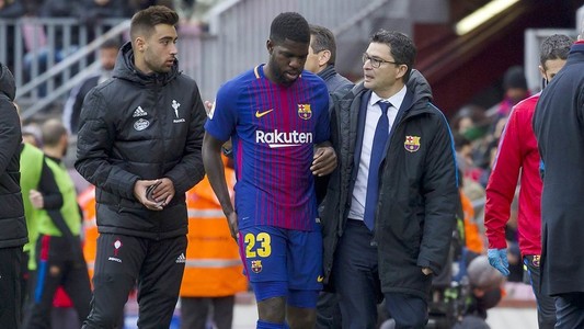 FC Barcelona: Umtiti va fi indisponibil două luni