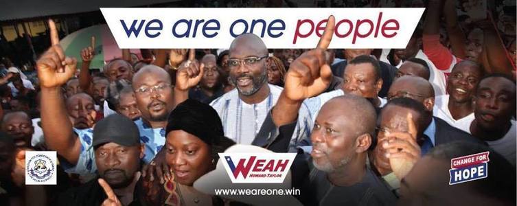 George Weah ar putea fi ales preşedintele Liberiei, săptămâna viitoare. "Am participat la competiţii, unele dificile, şi am ieşit victorios", spune el