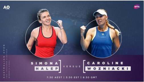 Simona Halep, cu probleme fizice, a egalat scorul seturilor din finala AusOpen, 6-7 (2), 6-3, cu Caroline Wozniacki
