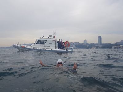 Avram Iancu a traversat înot Marea Neagră în 60 de zile, de la Sulina la Istanbul. FOTO