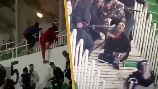 Algeria: 40 de persoane rănite în violenţele de după un meci de campionat; 42 de fani au fost reţinuţi - VIDEO