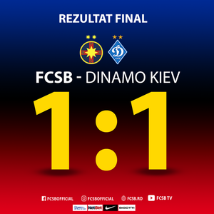Remiză pentru FCSB în cantonamentul din Spania, scor 1-1, cu Dinamo Kiev