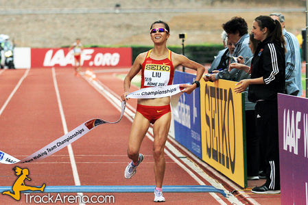 Sportiva chineză Liu Hong a stabilit un record mondial la 50 km marş