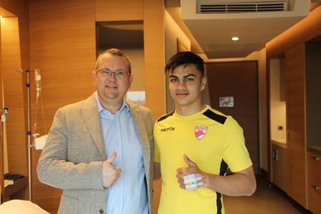 FC Dinamo: Gabriel Răducan, tratat la spitalul Acibadem Altunizade