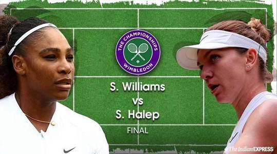 Simona Halep a fost aplaudată de Serena Williams la un punct din finala de la Wimbledon - VIDEO