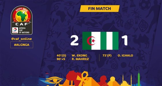 Algeria s-a calificat în finala Cupei Africii pe Naţiuni datorită unui gol marcat în minutul 90+5
