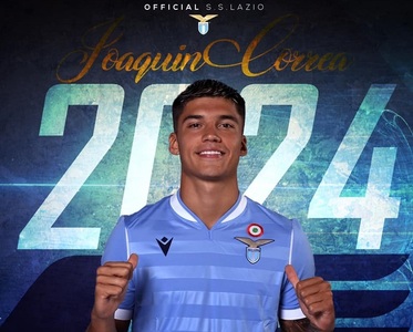 Joaquin Correa şi-a prelungit contractul cu Lazio Roma