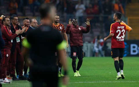 Florin Andone a înscris două goluri pentru Galatasaray în campionatul Turciei