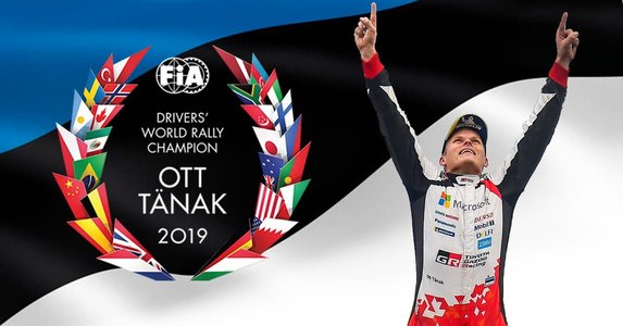 Pilotul eston Ott Tanak a câştigat titlul mondial la WRC