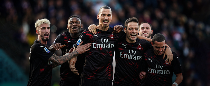 Ibrahimovici a înscris primul gol după revenirea la AC Milan