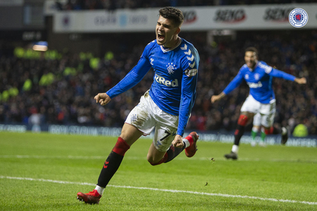 Scoţia: De ziua lui Gheorghe Hagi, Ianis a marcat primul său gol pentru Glasgow Rangers