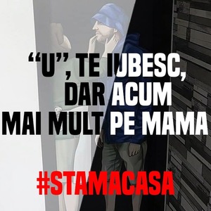 Şepcile roşii, fanii lui ”U” Cluj, au inversat celebrul slogan ”Mamă, te iubesc, dar nu ca pe U”, în contextul pandemiei