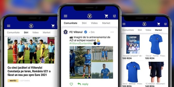 FC Viitorul şi-a lansat aplicaţia mobilă