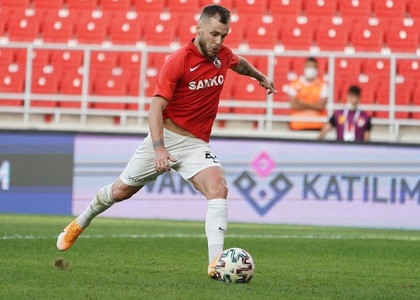 Maxim a adus un punct echipei Gaziantep FK printr-un gol din penalti la meciul cu Trabzonspor, scor 1-1