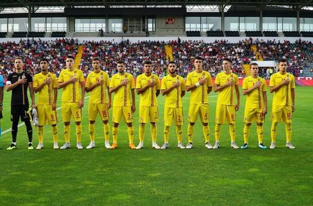 România - Malta, scor 4-1, în preliminariile Campionatului European de tineret. Tudor Băluţă a fost eliminat, în minutul 34