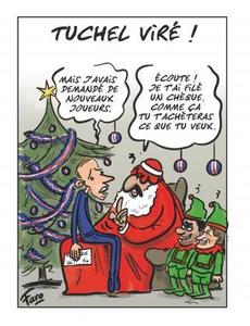 Demiterea lui Tuchel de la PSG, caricaturizată în L'Equipe