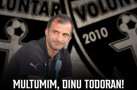 Antrenorul Dinu Todoran pleacă de la FC Voluntari