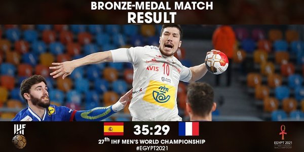 Spania, medalie de bronz la Campionatul Mondial de handbal masculin
