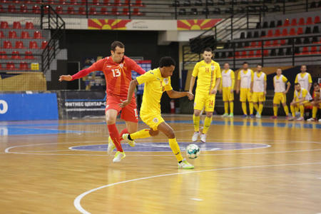 Naţionala de futsal a României, remiză cu Macedonia de Nord, scor 2-2, în preliminariile Euro-2022
