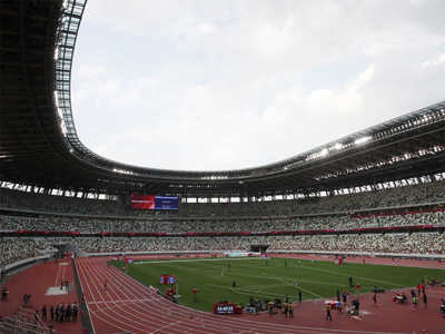 Stadionul Olimpic din Tokyo a găzduit un eveniment-test de atletism fără public